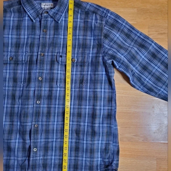 Carhartt Blue Colorway Button-Up Flannel‎ Size XL - Picture 7 of 8